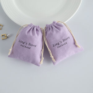 New Design Soft Velvet Gift Bags Recyclable Velvet Silkscreen Printed Jewelry Bag